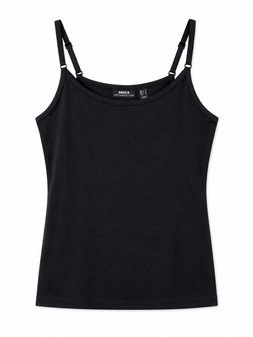 Mexx Metropolitan Black Camisole Tank Top Size S Contour Neutral Classic